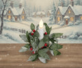 Pre Order Snow Dusted Red Berry & Sage Mini Ring