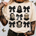 Halloween Scary Movie Bows - tee or sweatshirt