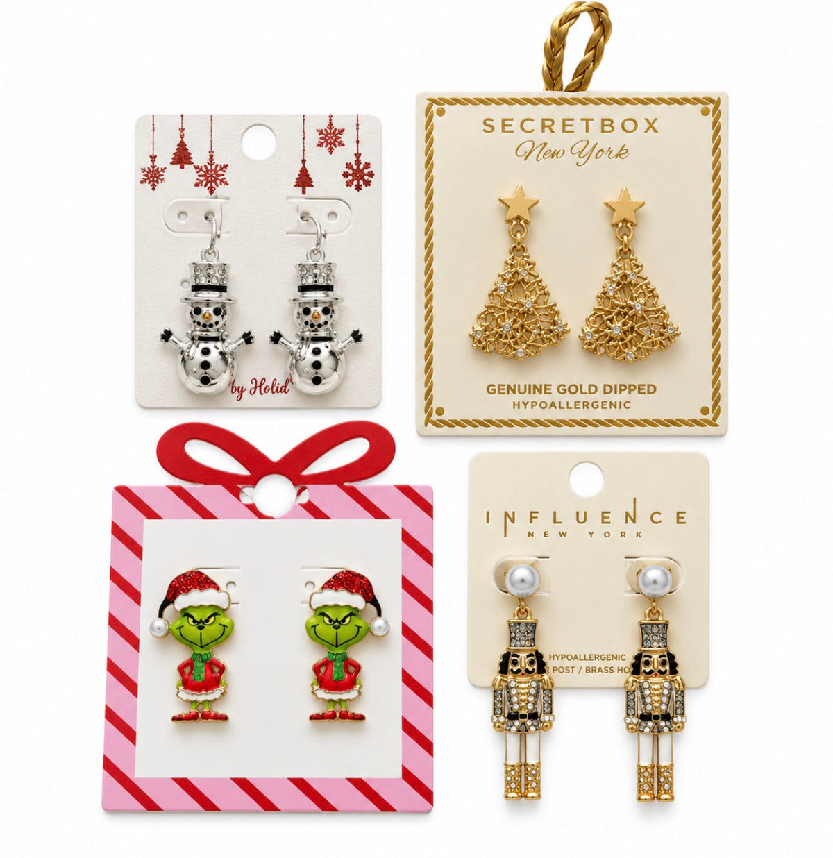 Pre order Holiday earrings