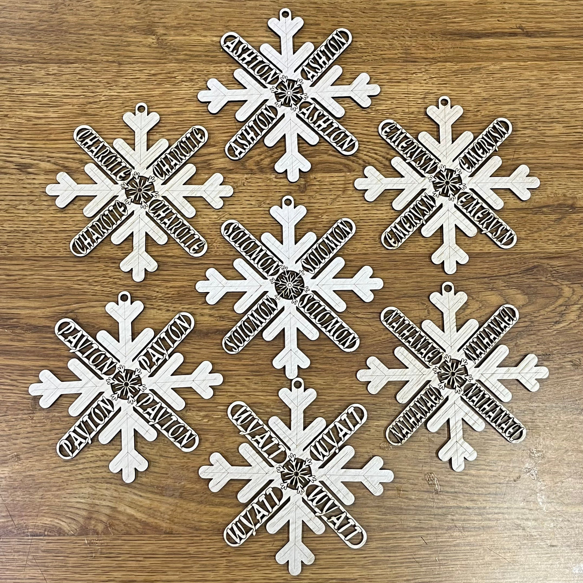 Personalized Snowflake Ornament