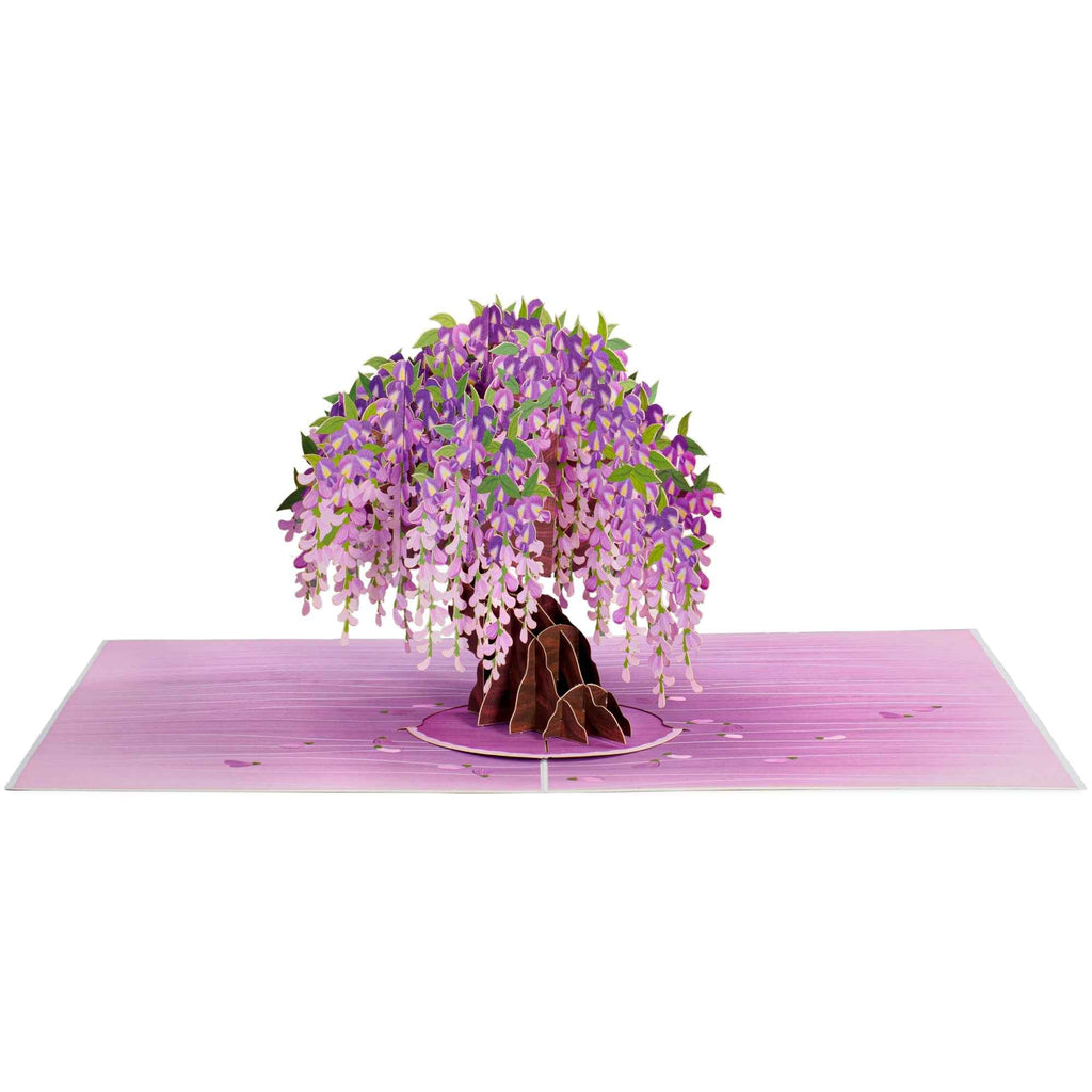 Wisteria Tree Oversized Pop Up Card with Keepsake