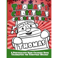 Thomas's Christmas Coloring Book: A Personalized Name Coloring Book Celebrating the Christmas Holiday - Paperback