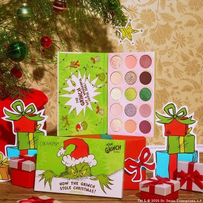 ColourPop x How the Grinch Stole Christmas 15 Pan Eyeshadow Palette 0.63oz - New