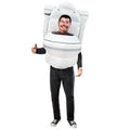 Skibidi Toilet: Adult Inflatable Costume with Mask