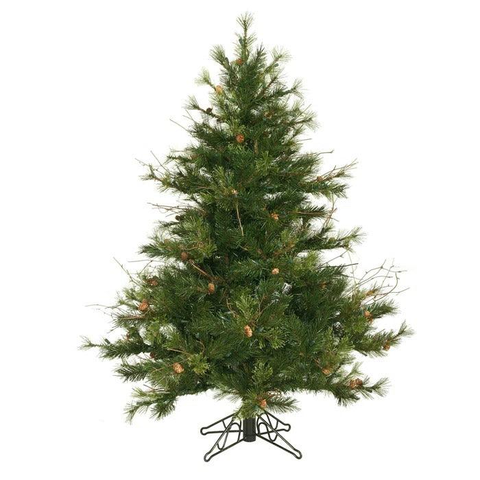 Galarza Mixed Country Pine Unlit Artificial Christmas Tree, 4.5 to 7.5 ft
