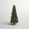 Glittery Bristle 90'' Lighted Artificial Pine Christmas Tree
