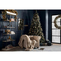 Customizable 9' Green Pine Artificial Christmas Tree with 900 Clear/White Lights