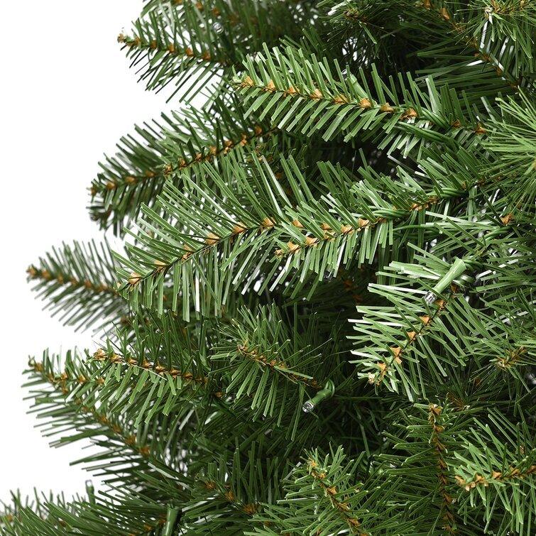 3-Piece Artificial Christmas Tree with Warm White LED Lights