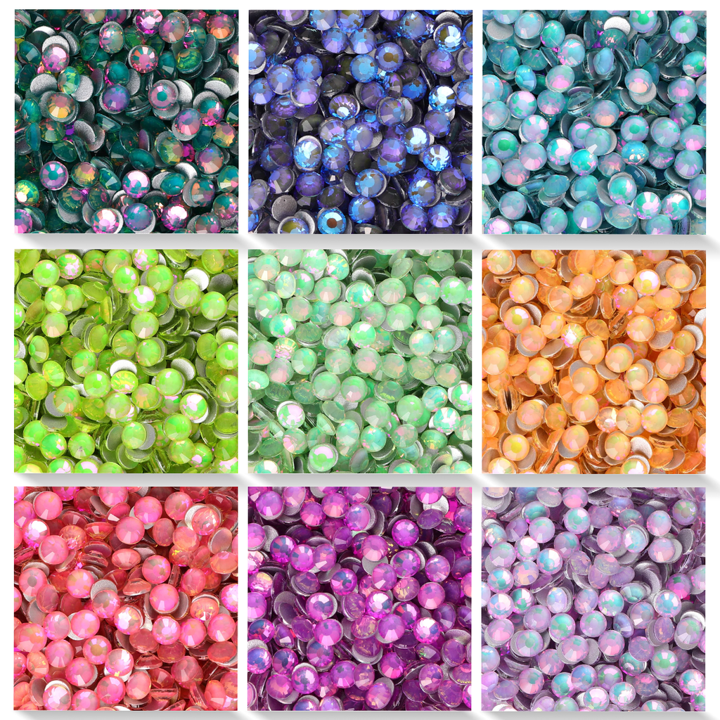 SS3-SS30 Crystal-Series Faceted Non-Hotfix Flatback Rhinestones