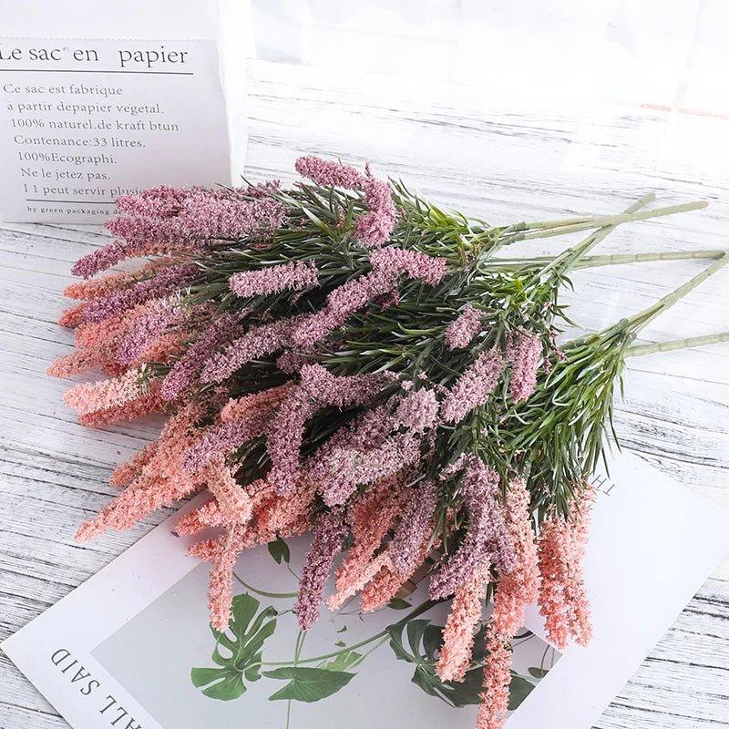 Artificial Lavender Flower Stems, 6 Colors