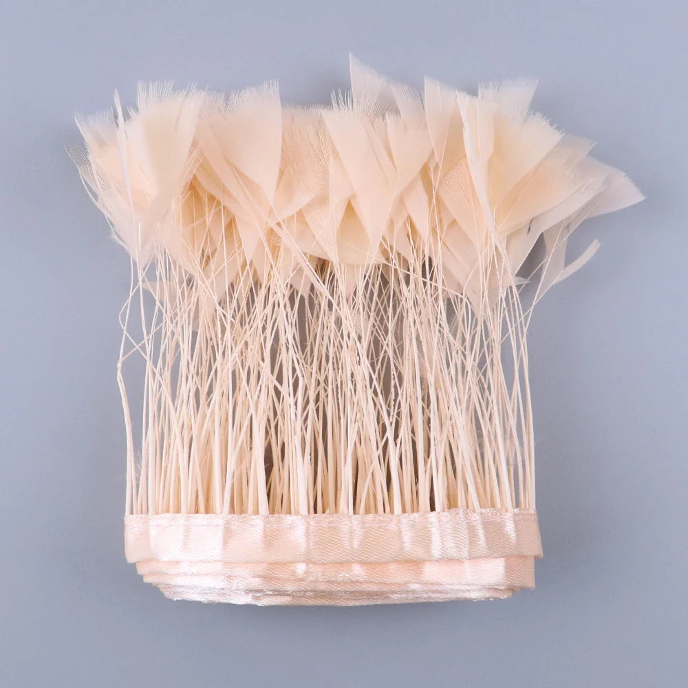 Turkey Feathers Trim Ribbon Fringe