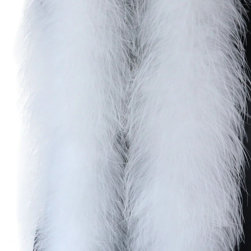 Fluffy Marabou Turkey Feather Boa (2 Meters)