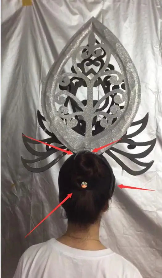 The Stardust Vertigo – Emerald Green Feathered Carnival & Samba Headdress