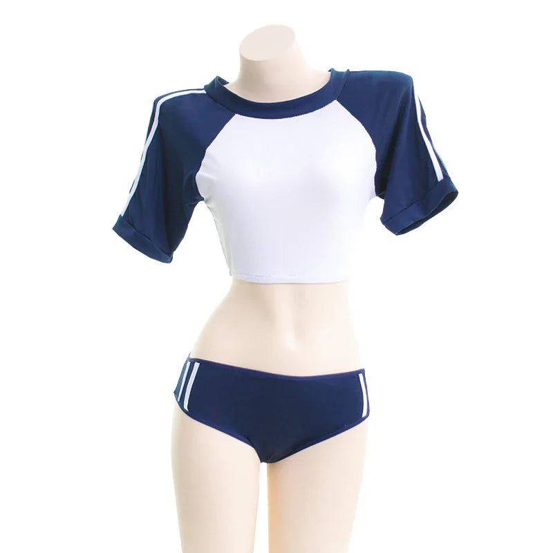 Japanese Anime School Girl Cheerleader Costume – Gym Cosplay Outfit