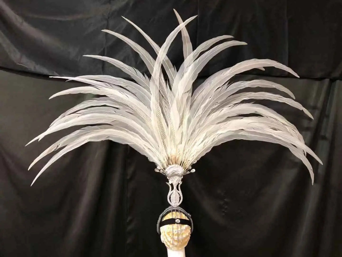 The Stardust Aurora – Premium Feathered Samba Carnival Headdress