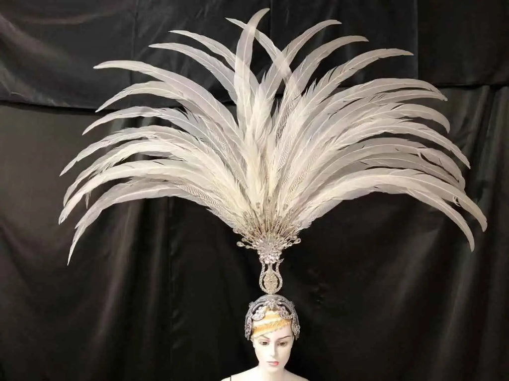 The Stardust Aurora – Premium Feathered Samba Carnival Headdress