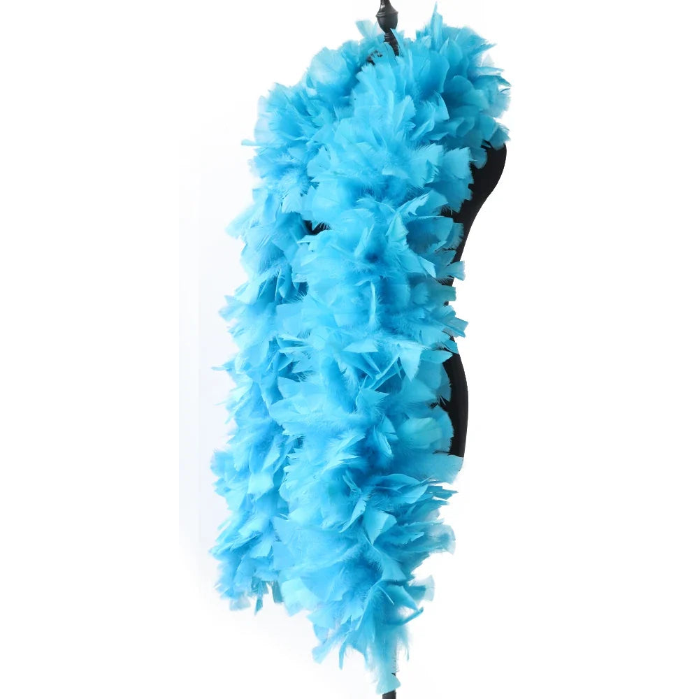 Thick Turkey Feather Performance Boa (2 Yards)