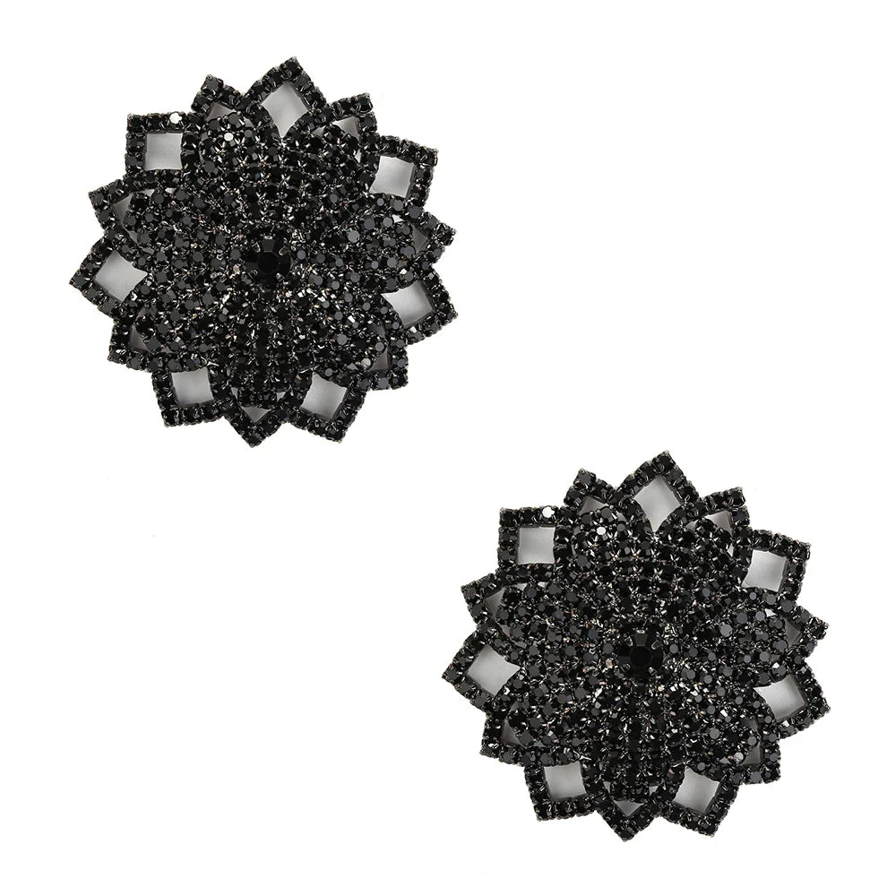 Sparkling Rhinestone Reusable Nipple Pasties Set