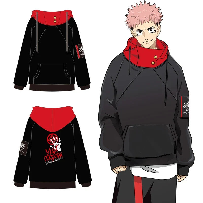 Jujutsu Kaisen Gojo Satoru & Yuji Itadori Cosplay Hoodie