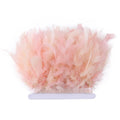 Fluffy Turkey Feathers Trim Ribbon Fringe