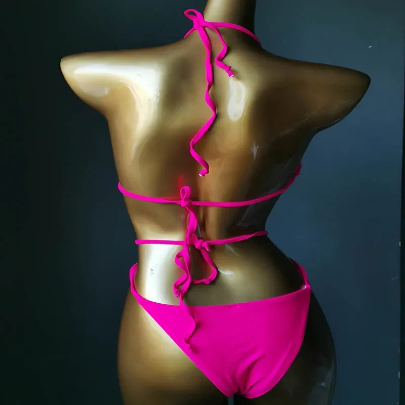 The Venus Vacation Tassel Bikini – Luxe Rhinestone Fringe Showgirl Set