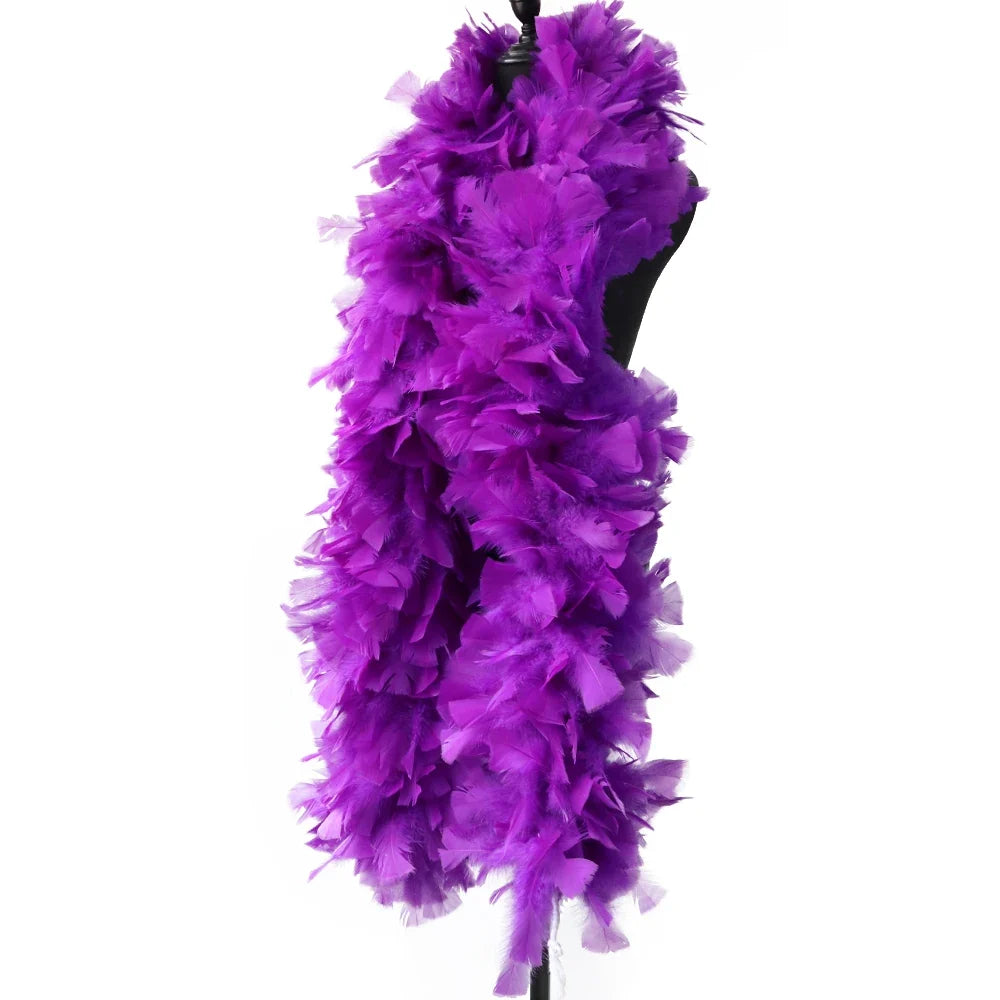 Thick Turkey Feather Performance Boa (2 Yards)
