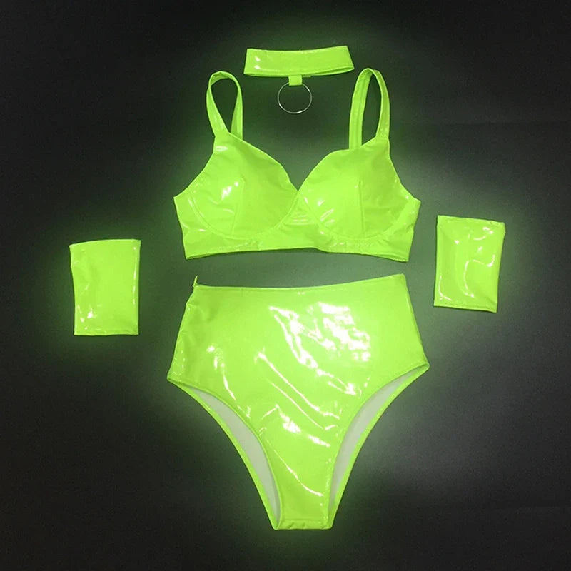 The Stardust Supernova Metallic Set – Pole & Gogo Dance Bikini