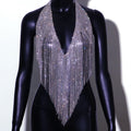 Dazzling Crystal Tassels Waist & Bikini Bra Body Chain Jewelry