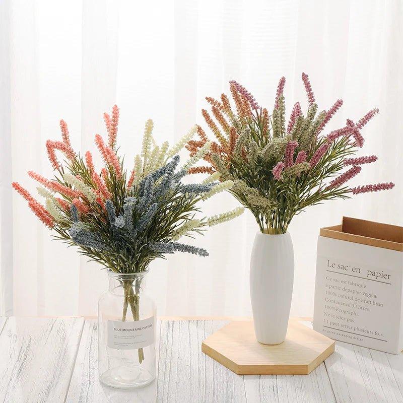 Artificial Lavender Flower Stems, 6 Colors