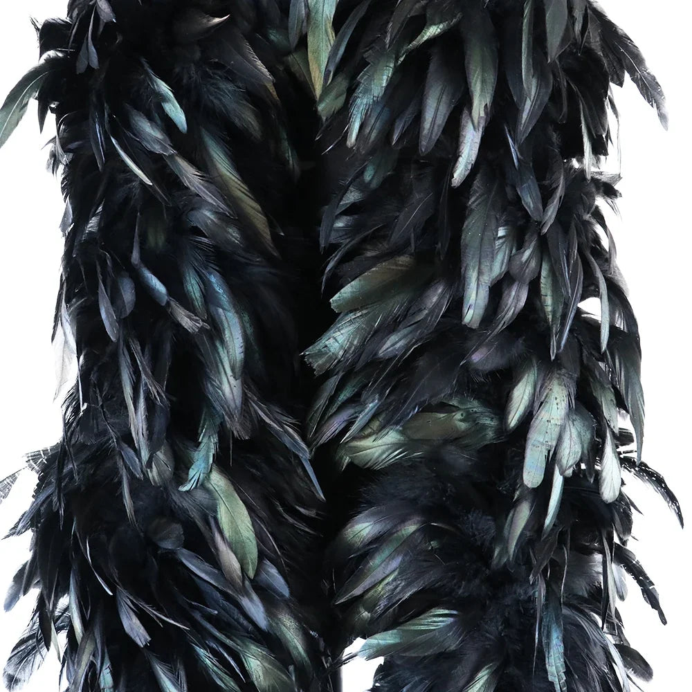 2 Meter Natural Chicken Feathers Boa