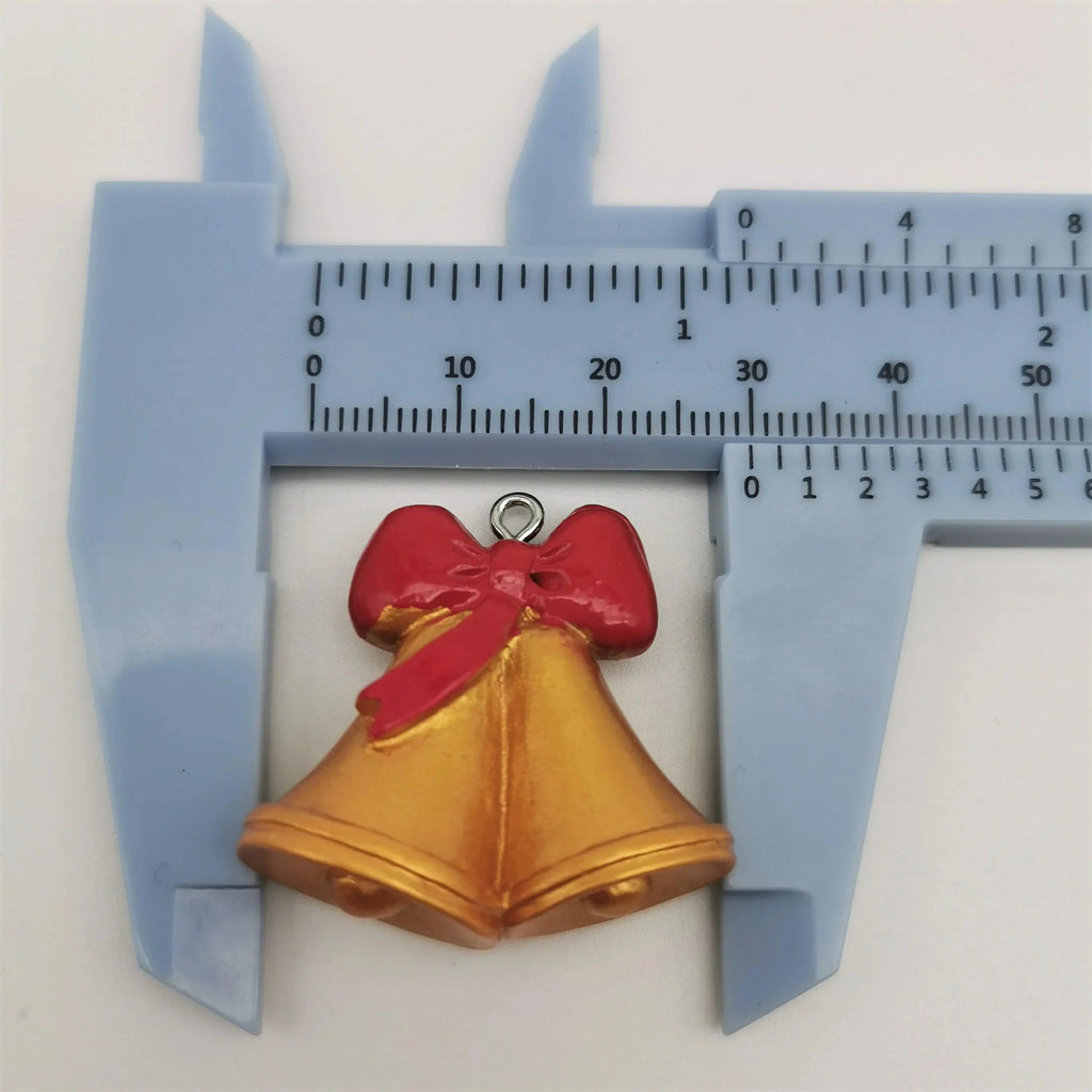 4-Piece 3D Resin Christmas Ornament Set