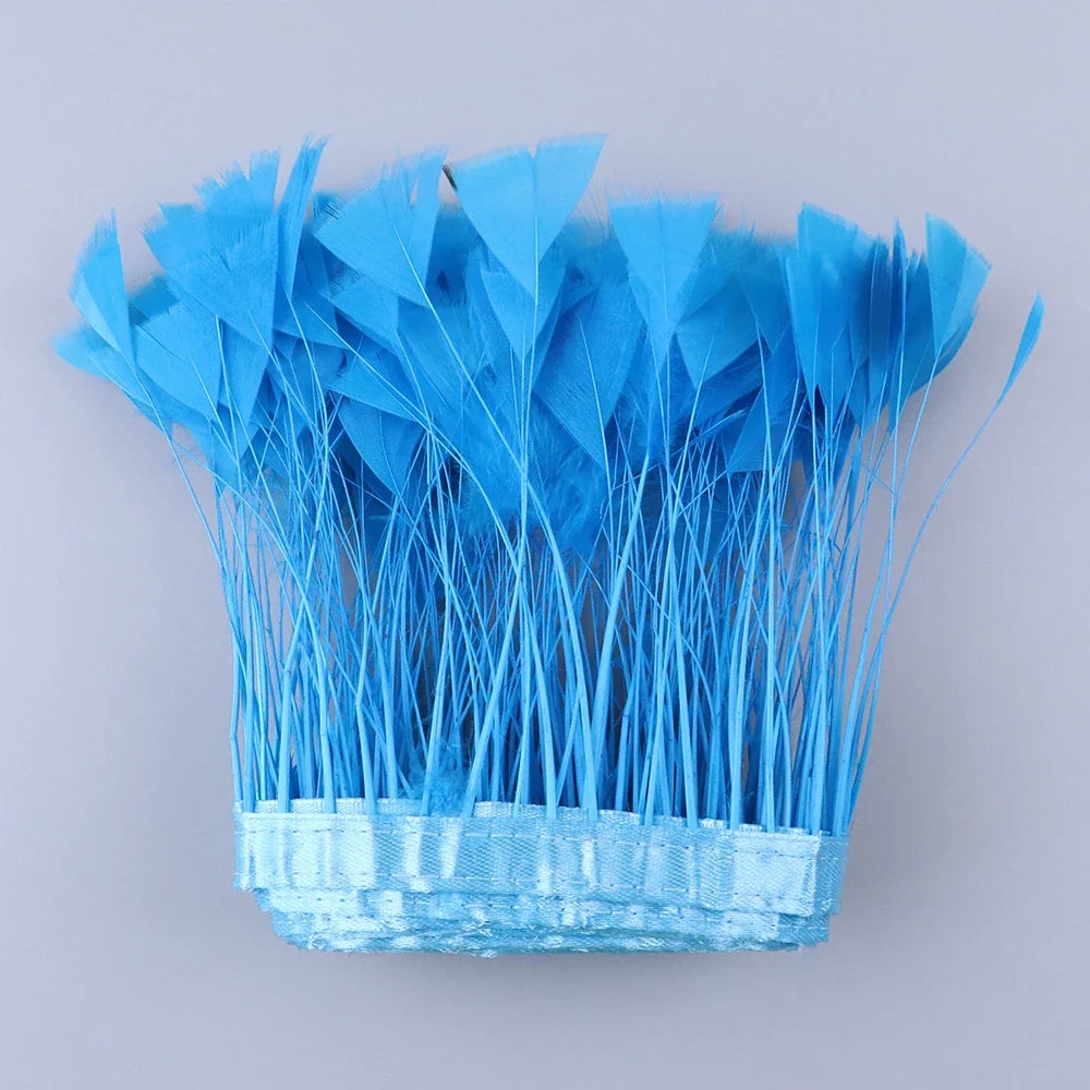 Turkey Feathers Trim Ribbon Fringe