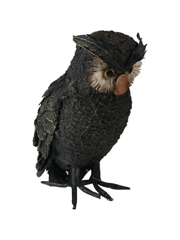 Large Mache Owl Halloween Prop
