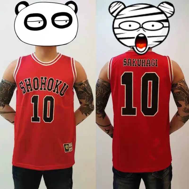 Anime Shohoku Basketball Jersey Cosplay Costume – Sports Uniform