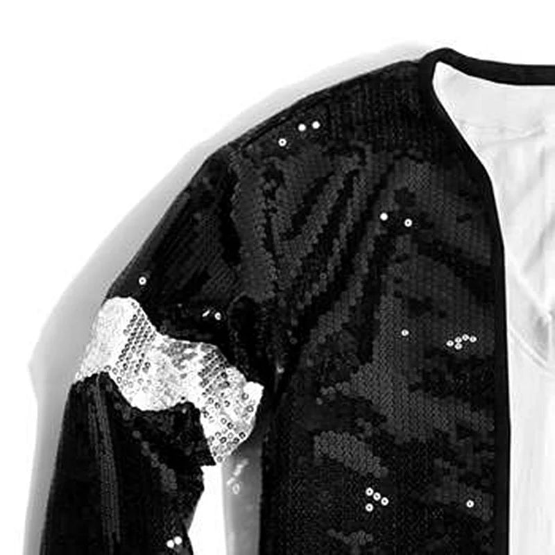Unisex Michael Jackson Billie Jean Cosplay Costume – Performance Outfit