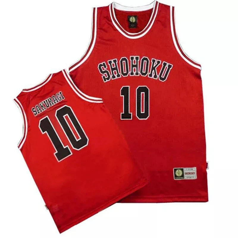 Anime Shohoku Basketball Jersey Cosplay Costume – Sports Uniform