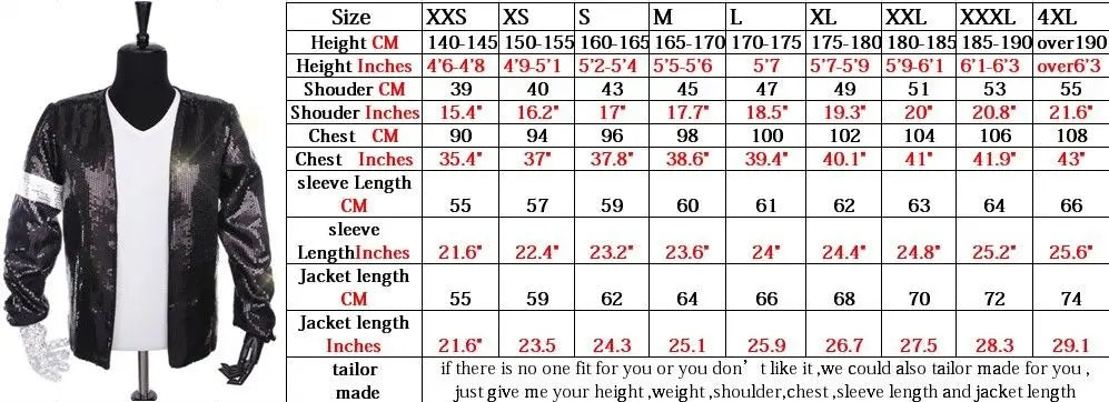 Unisex Michael Jackson Billie Jean Cosplay Costume – Performance Outfit