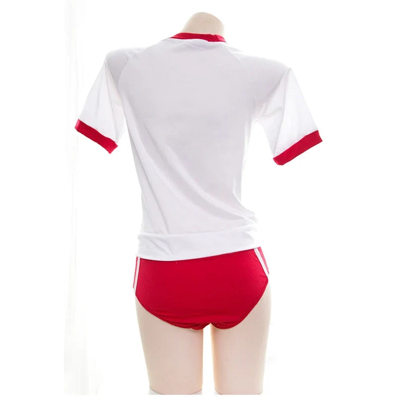 Japanese Anime School Girl Cheerleader Costume – Gym Cosplay Outfit
