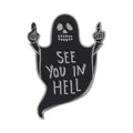 Happy Halloween Enamel Pin Trick