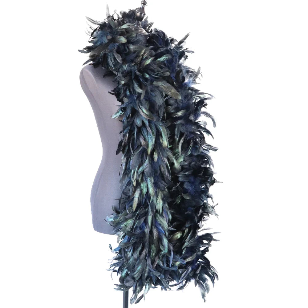 2 Meter Natural Chicken Feathers Boa