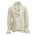 Medieval Vikings Shirts Ruffled Costume
