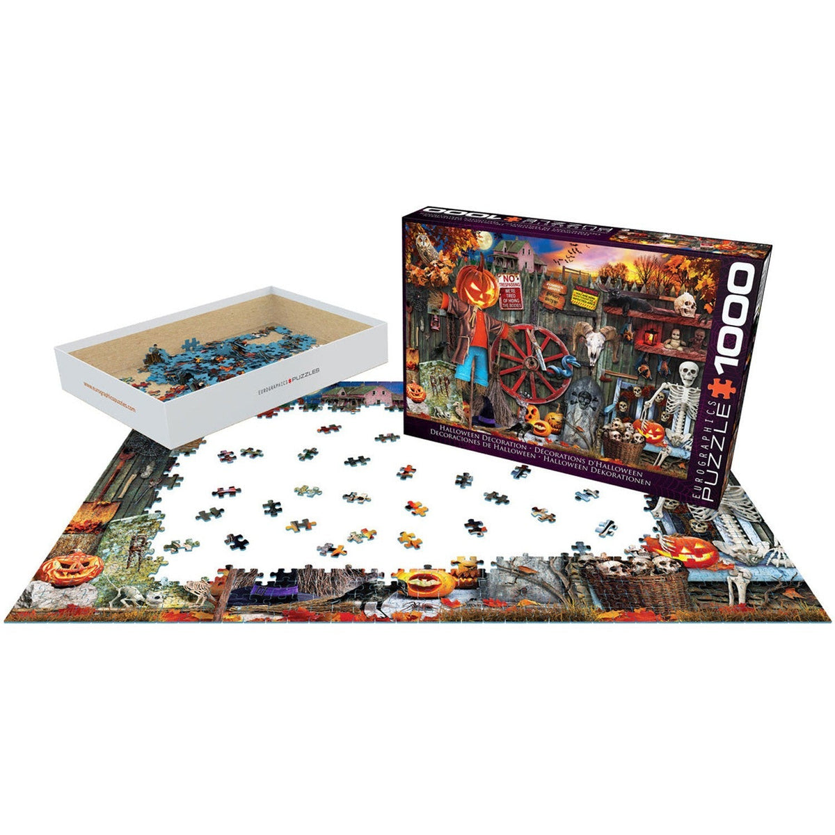 Halloween Decorations 1000 Piece Jigsaw Puzzle Eurographics