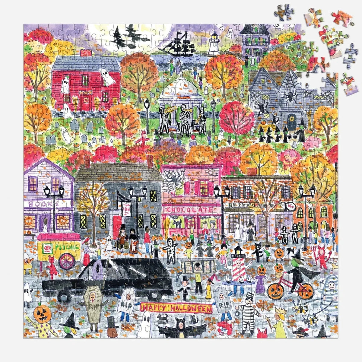 Halloween Parade 500 Piece Jigsaw Puzzle Galison