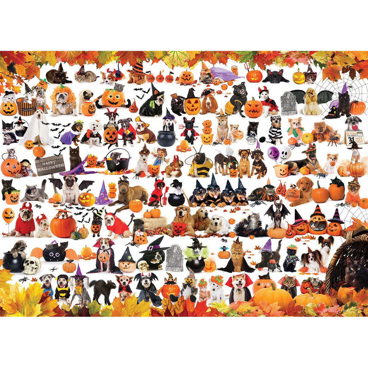Halloween Pets 1000 Piece Jigsaw Puzzle Eurographics