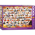 Halloween Pets 1000 Piece Jigsaw Puzzle Eurographics