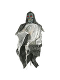 Hanging Screaming Skull Halloween Prop