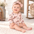 Prairie Princess Baby Girl Western Bamboo Bodysuit 6-12M