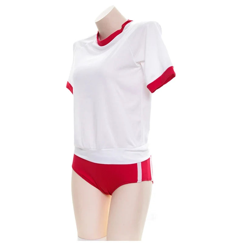 Japanese Anime School Girl Cheerleader Costume – Gym Cosplay Outfit