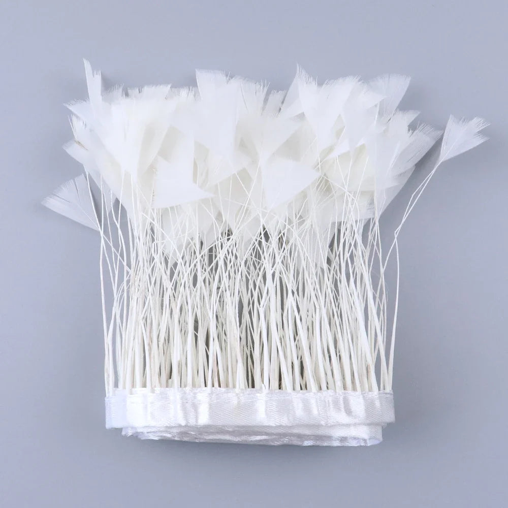 Turkey Feathers Trim Ribbon Fringe
