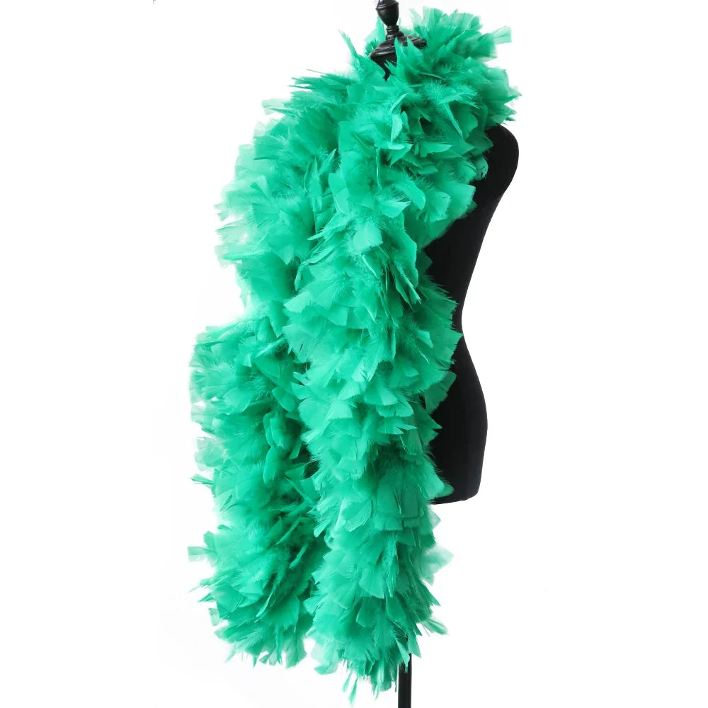 Thick Turkey Feather Performance Boa (2 Yards)